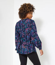 Boho Top blues/pinks tunic - boudoirbythesea