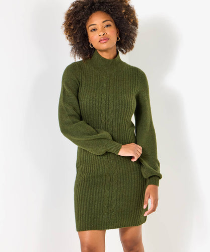 Cosy Cable Front Knitted Dress - boudoirbythesea