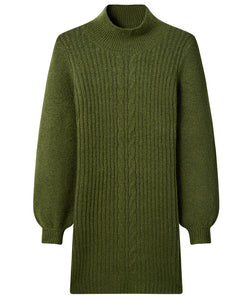 Cosy Cable Front Knitted Dress - boudoirbythesea