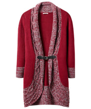 Cosy Berry Buckle Cardigan - boudoirbythesea
