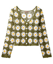 Daisy Crochet Cardigan - boudoirbythesea