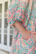 OCEAN LULLABY PRINT ADELA MIDI DRESS - boudoirbythesea