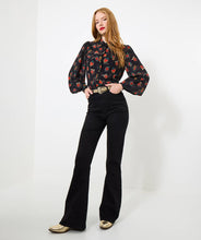 Heart Print Georgette Blouse With Cami - boudoirbythesea