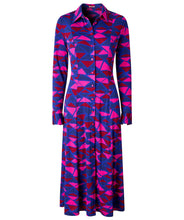 Estelle Geo Print Jersey Shirt Dress - boudoirbythesea
