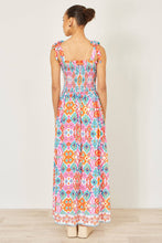 Multicolour Ikat Print Maxi Viscose Sun Dress UK14 - boudoirbythesea