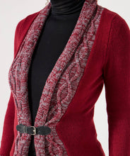 Cosy Berry Buckle Cardigan - boudoirbythesea