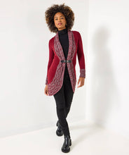 Cosy Berry Buckle Cardigan - boudoirbythesea
