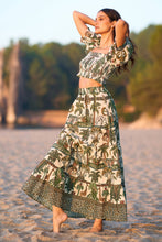 Organic White Cotton Voile Safari Midi Skirt UK12 - boudoirbythesea