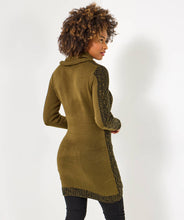 Curiously Cosy Roll Neck Jumper Khaki - boudoirbythesea