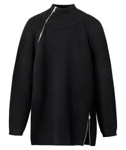 Longline Zip Detail Jumper - boudoirbythesea