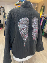 Angel Wing Jacket Charcoal - boudoirbythesea