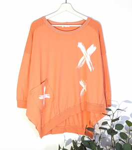 Pale Orange Sweatshirt - boudoirbythesea
