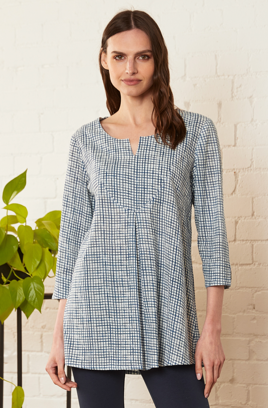 Nomads Check Tunic - boudoirbythesea