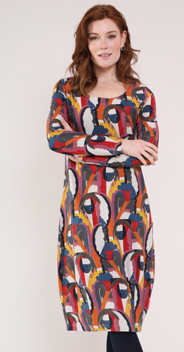 Nomads Deco Print Dress - boudoirbythesea