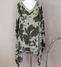 Dalmatian Print Tunic Silk Blend 2 colours available - boudoirbythesea