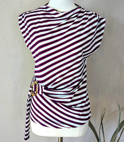 Fitted Top with Buckle Detailing - boudoirbythesea