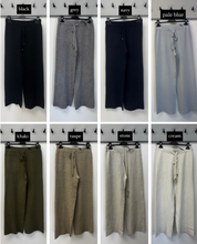 Knitted Straight Leg Trousers 8 colours. - boudoirbythesea