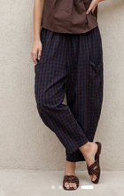 Gingham Pouch Pocket Trousers 4 colours