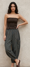 Gingham Pouch Pocket Trousers 4 colours