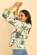 White Animal Reversible Cotton Quilted Jacket - boudoirbythesea