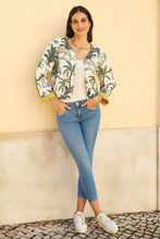 White Animal Reversible Cotton Quilted Jacket - boudoirbythesea