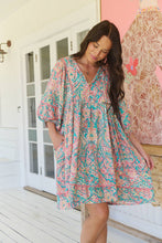 OCEAN LULLABY PRINT ADELA MIDI DRESS - boudoirbythesea