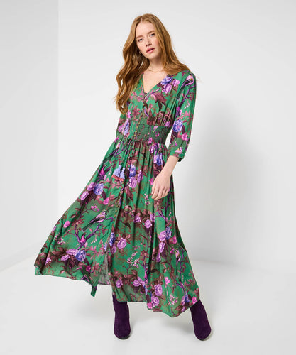 Beautiful Bird Print Maxi Dress - boudoirbythesea