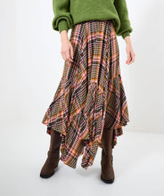 Romantic Check Dippy Hem Skirt - boudoirbythesea