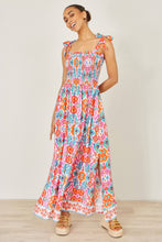 Multicolour Ikat Print Maxi Viscose Sun Dress UK14 - boudoirbythesea