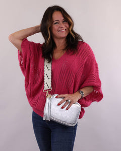 V Neck Mohair Blend Tunic Available in 2 colours - boudoirbythesea