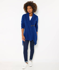 Cobalt Blue Buckle Cardigan - boudoirbythesea