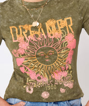 Dreamer Acid Wash T-Shirt - boudoirbythesea