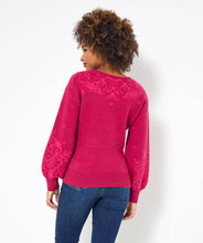 Paisley Pink V-Neck Jumper - boudoirbythesea