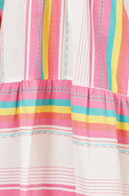 Multicolour Cotton Stripe Tunic UK12 - boudoirbythesea