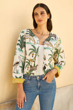 White Animal Reversible Cotton Quilted Jacket - boudoirbythesea
