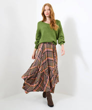 Romantic Check Dippy Hem Skirt - boudoirbythesea