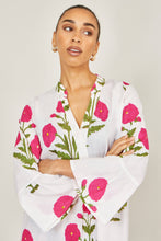 White Cotton Floral Tunic - boudoirbythesea
