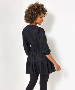 Embroidered Tunic Dress - boudoirbythesea